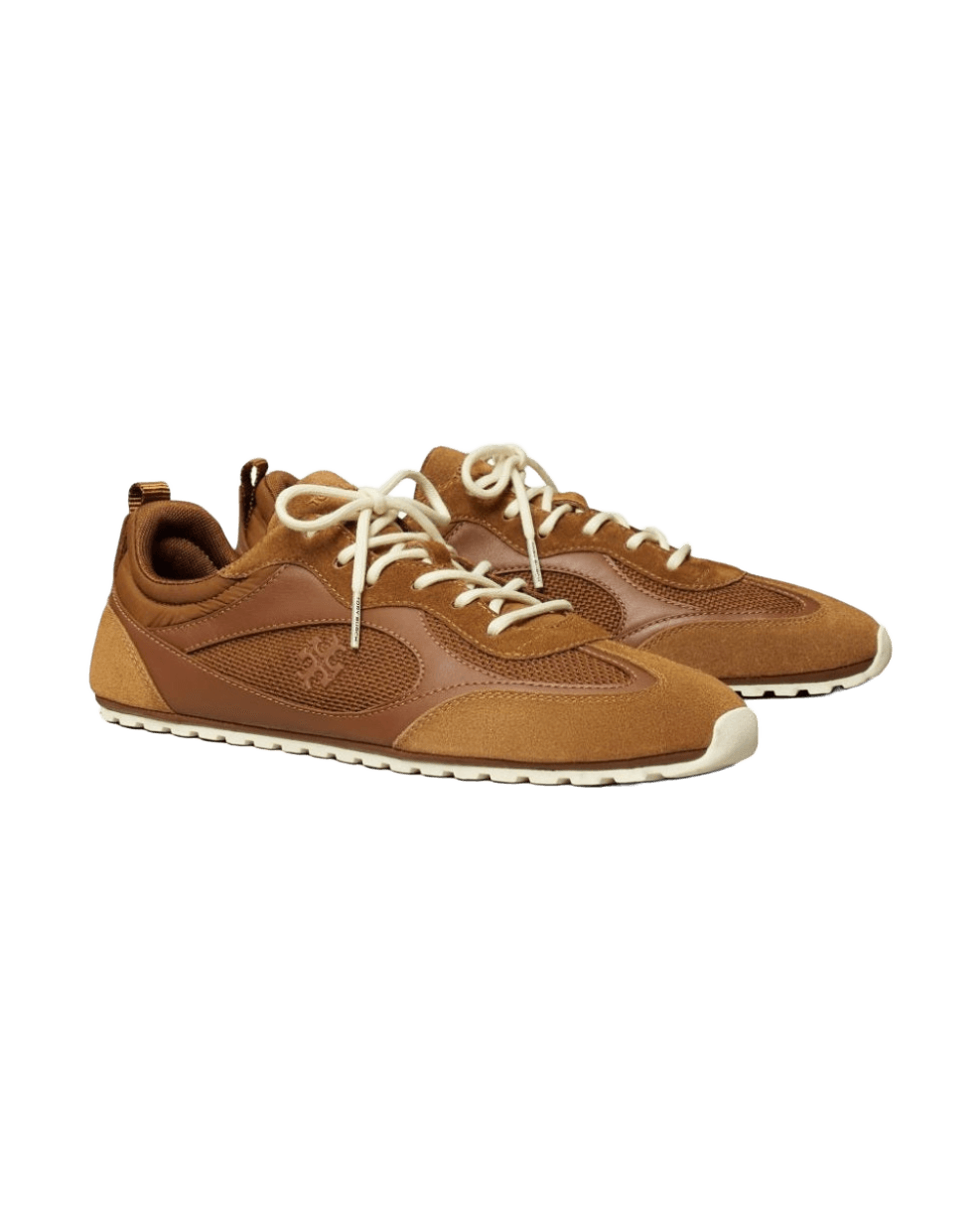 Tory Burch Sneakers Leather Brown Glam Steals