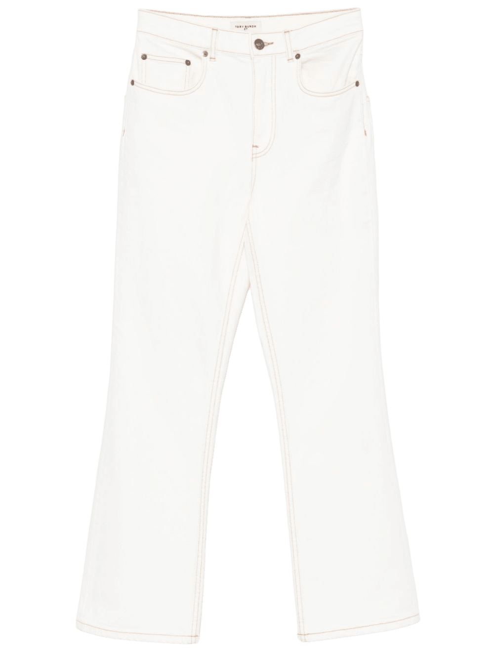 Tory Burch White Denim Jeans Glam Steals