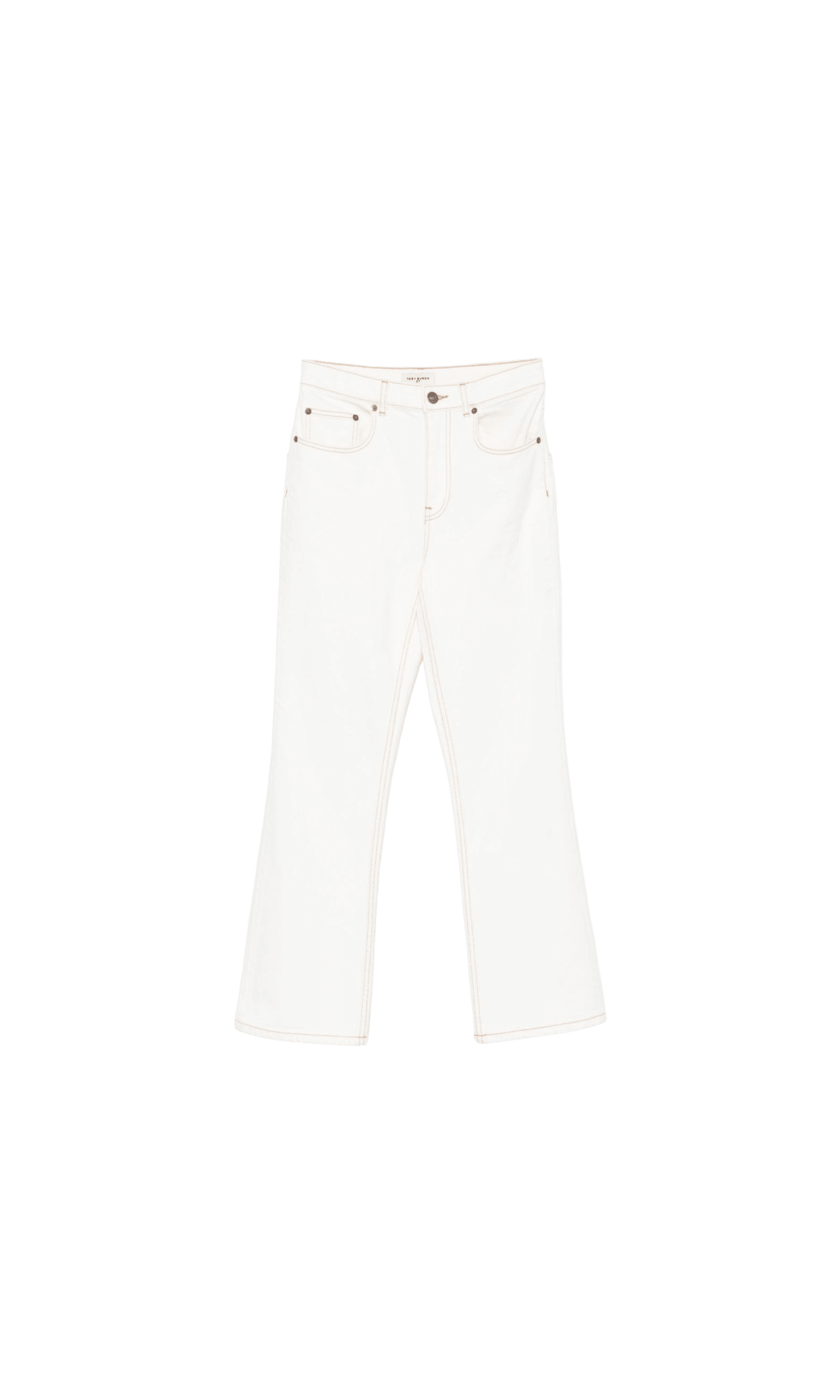 Tory Burch White Denim Jeans Glam Steals