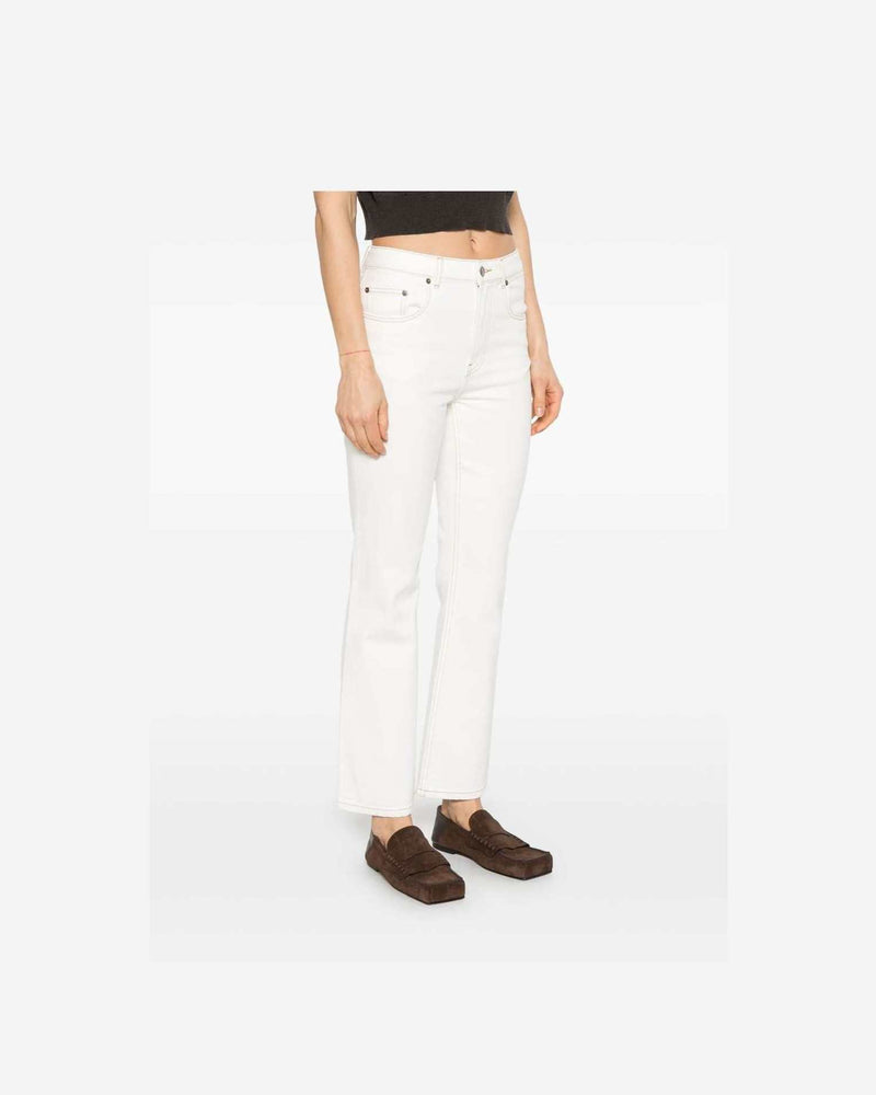 Tory Burch White Denim Jeans Glam Steals
