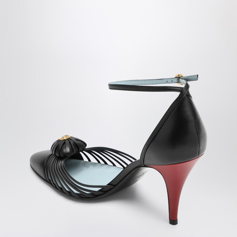 Valentino Black Garavani Décolleté Vg Sandals Royal Glam Steals