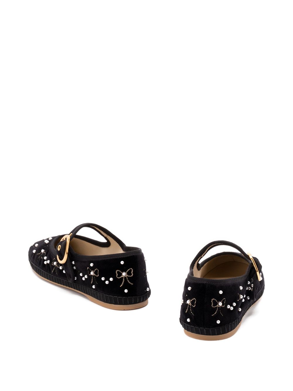 Valentino Black Garavani Flat Shoes Glam Steals
