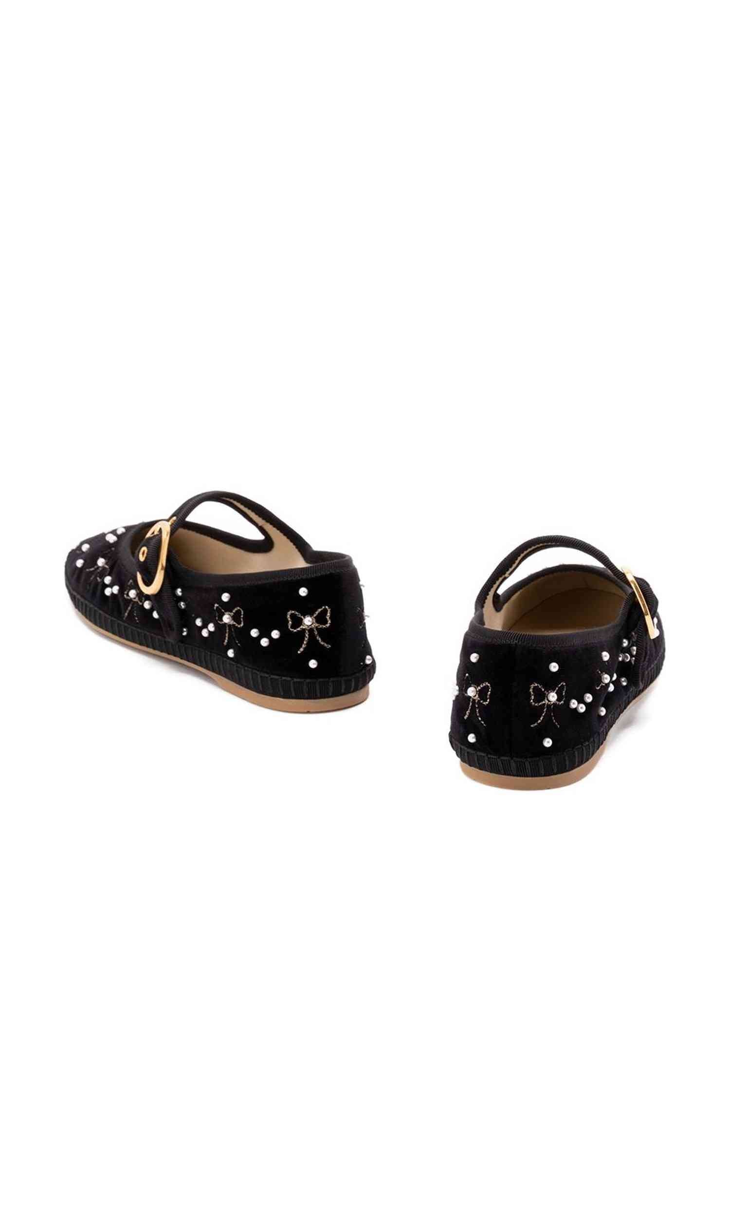 Valentino Black Garavani Flat Shoes Glam Steals