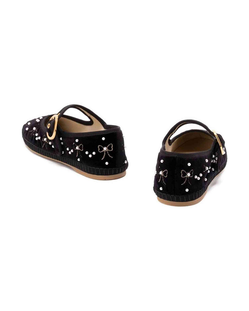Valentino Black Garavani Flat Shoes Glam Steals