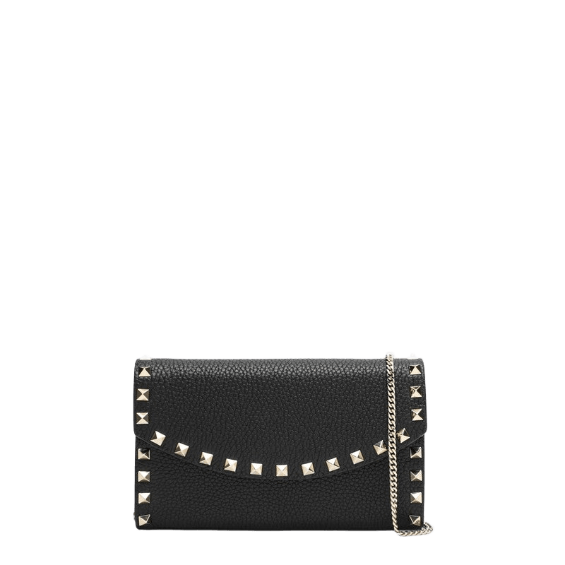 Valentino Black Garavani Rockstud Crossbody Wallet Glam Steals