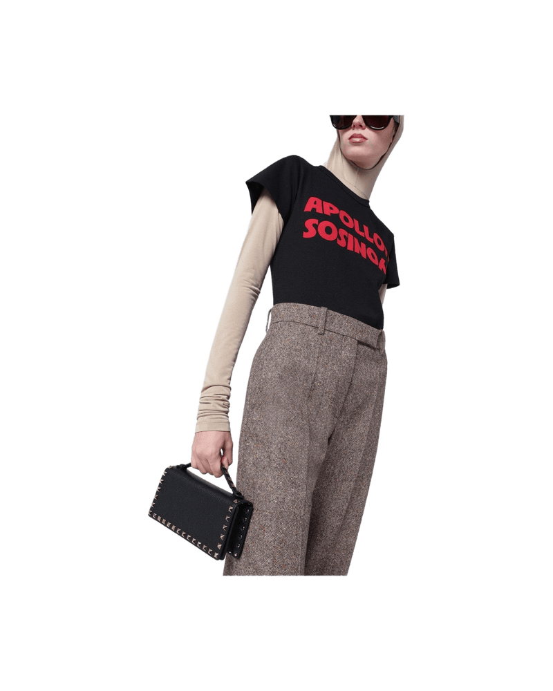 Valentino Garavani Black Rockstud Wallet With Strap Glam Steals