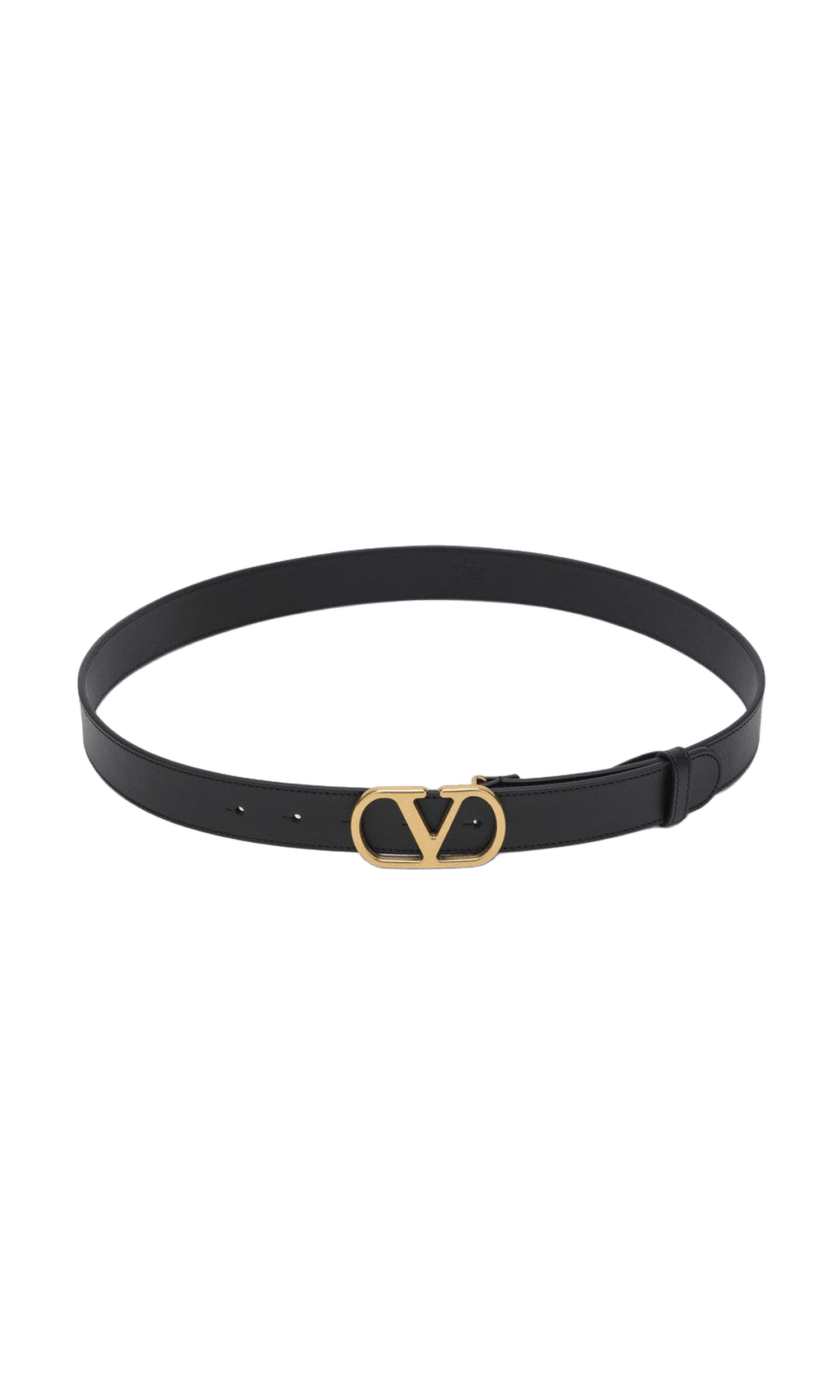 Valentino Black Garavani Vlogo Signature Belt Glam Steals