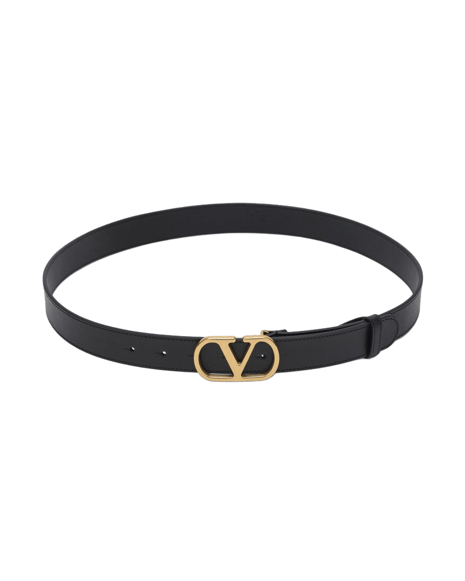 Valentino Black Garavani Vlogo Signature Belt Glam Steals