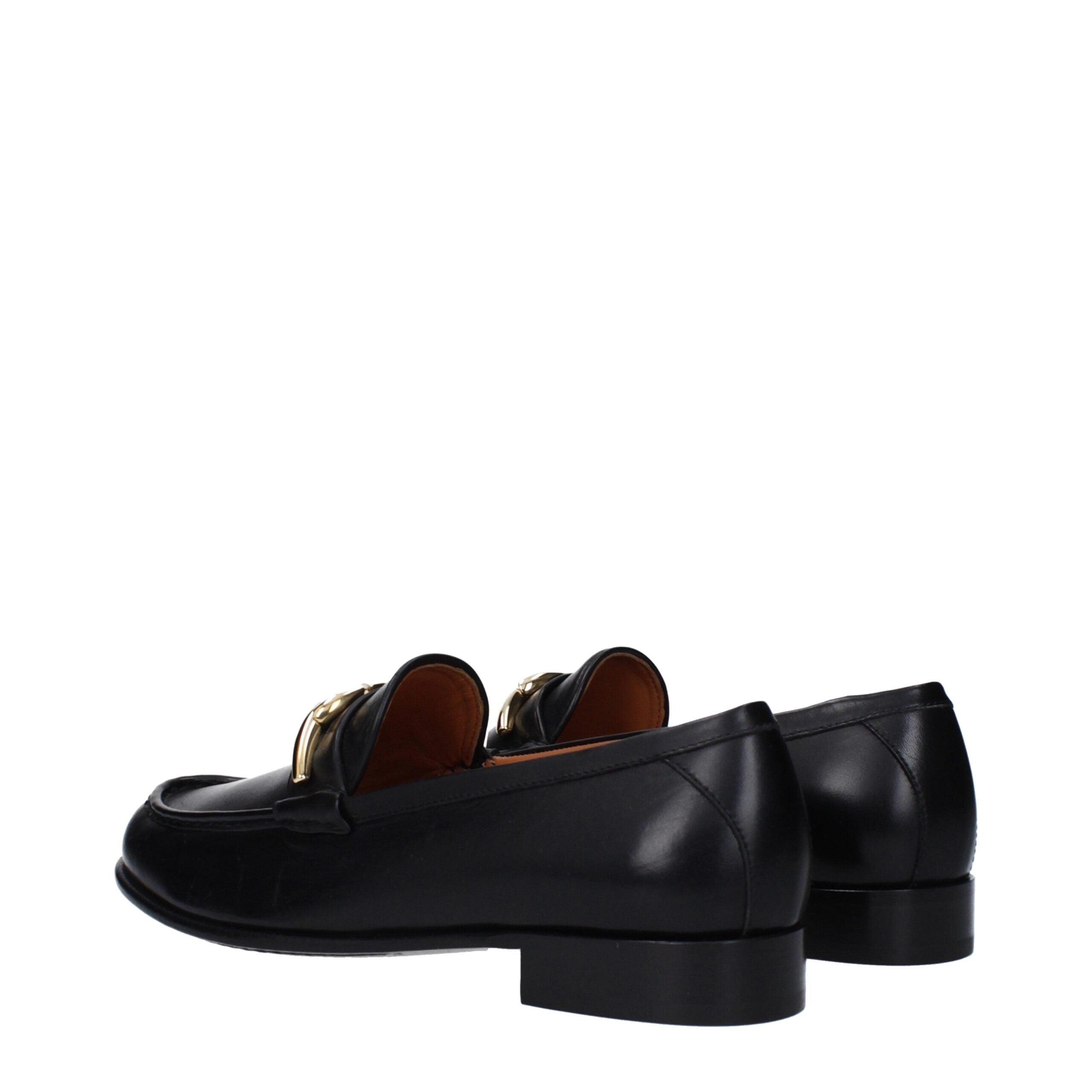 Valentino Black Leather Garavani Slip On Loafers Glam Steals