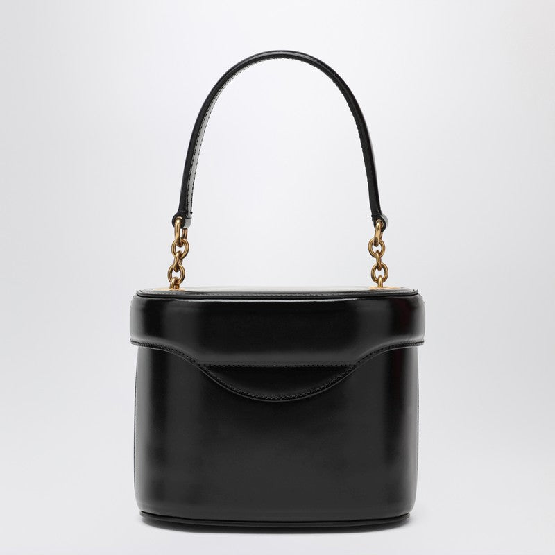 Valentino Black Leather Garavani Vanity Bag Glam Steals