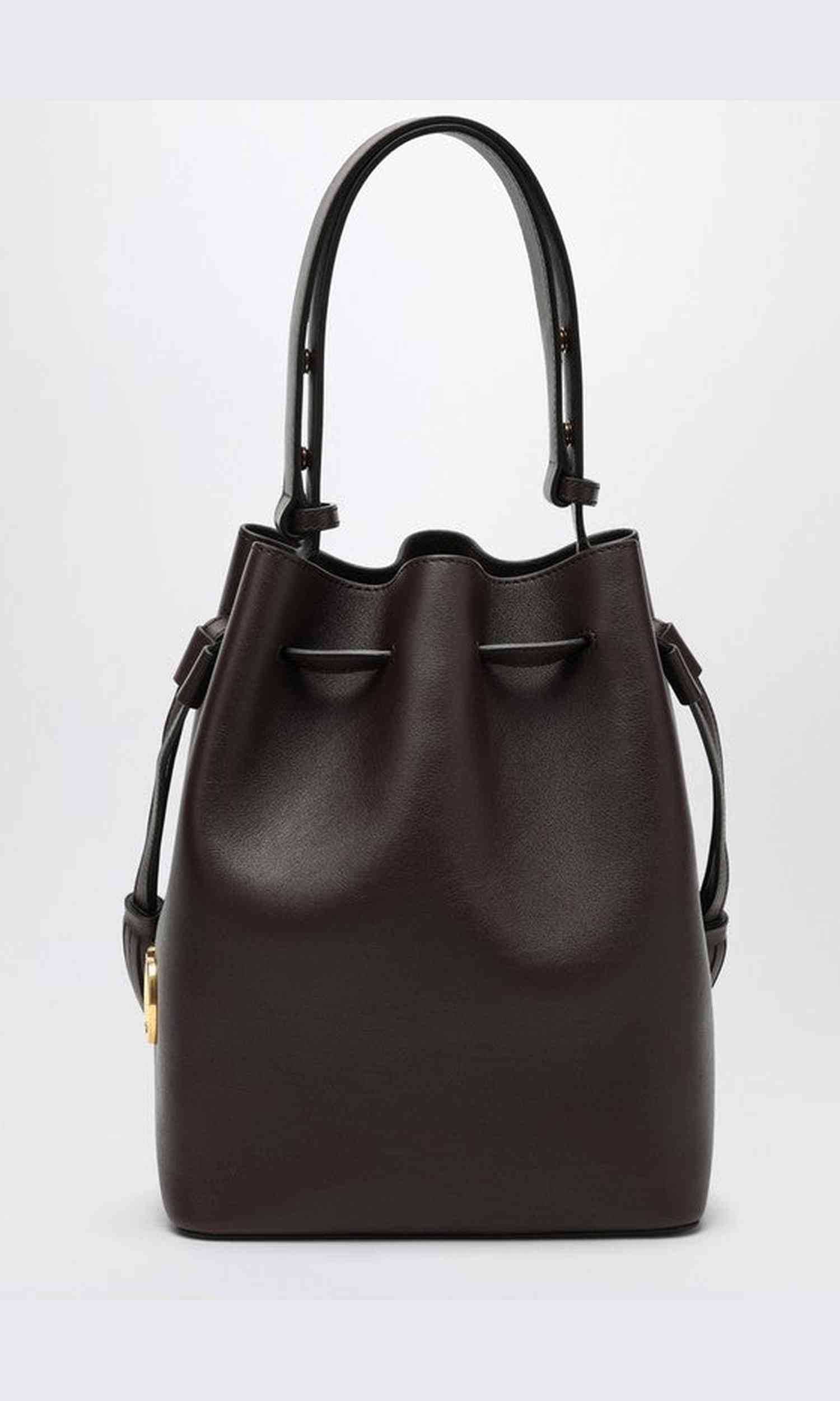 Valentino Brown Garavani So Seau Bucket Bag Glam Steals
