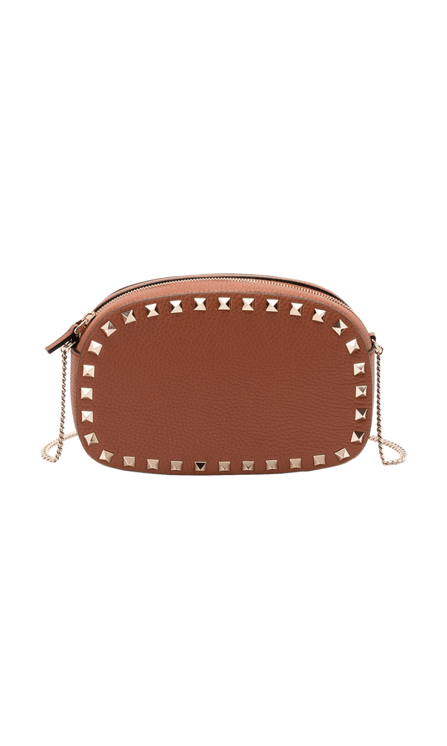 Valentino Brown Leather Garavani Bag Glam Steals