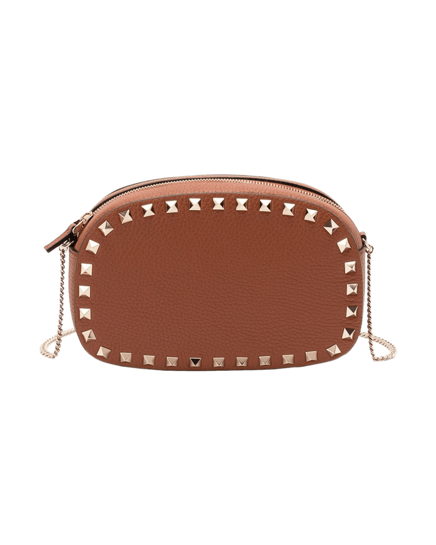 Valentino Brown Leather Garavani Bag Glam Steals