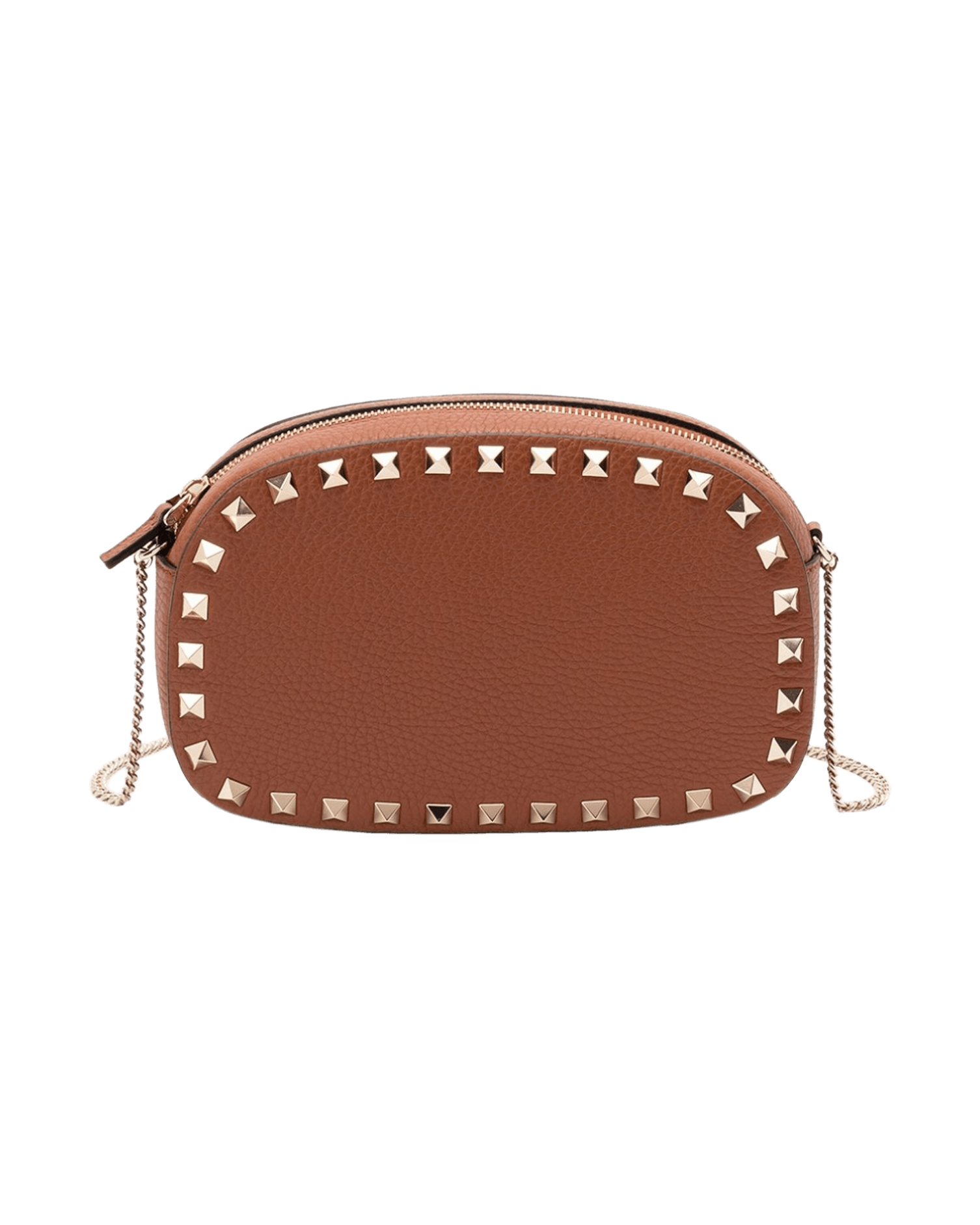 Valentino Brown Leather Garavani Bag Glam Steals