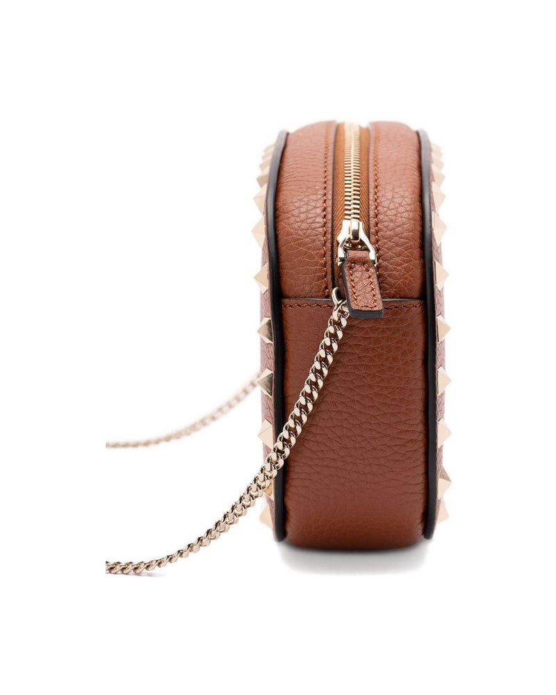 Valentino Brown Leather Garavani Bag Glam Steals