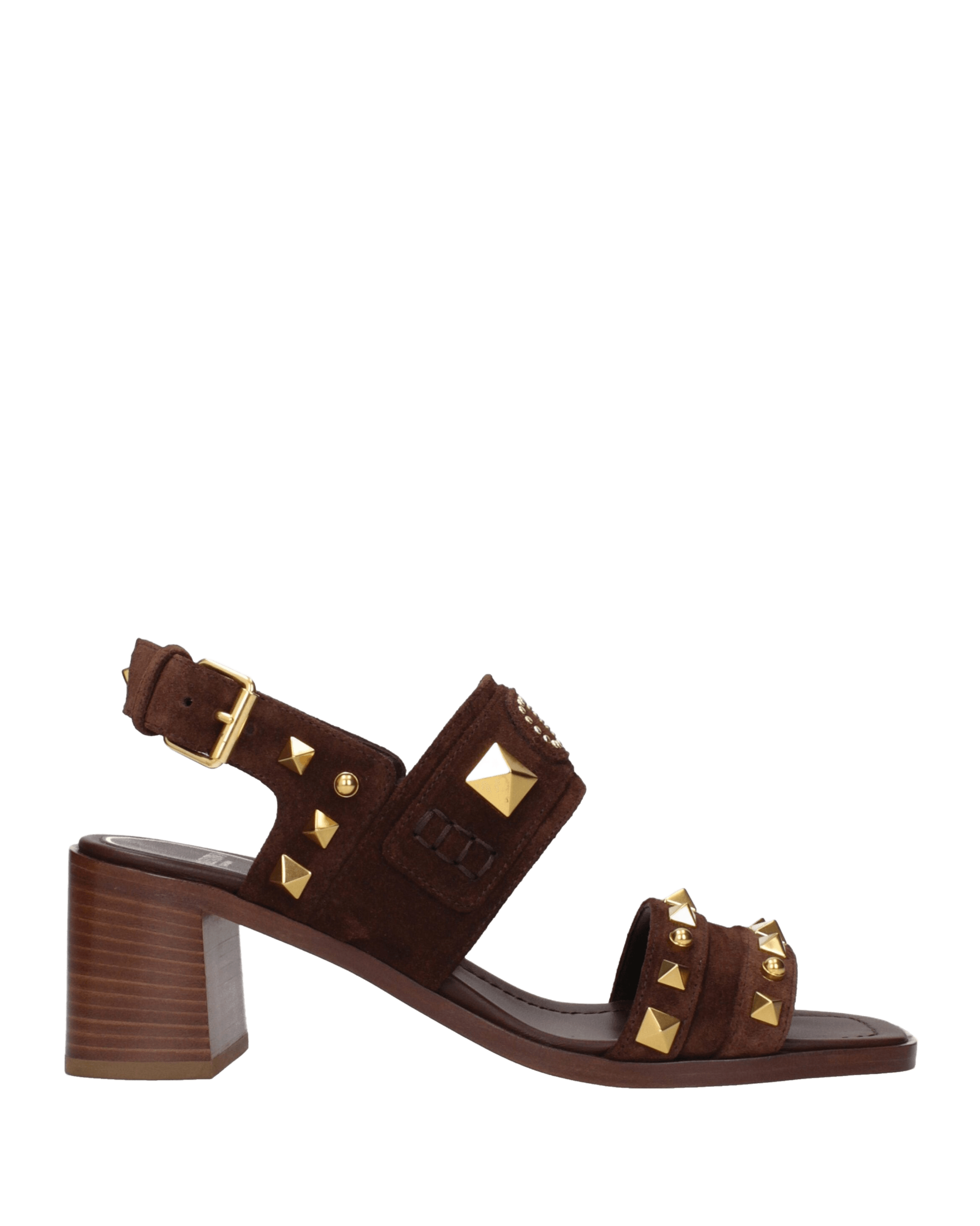 Valentino Garavani Brown Leather Strap Sandals Glam Steals
