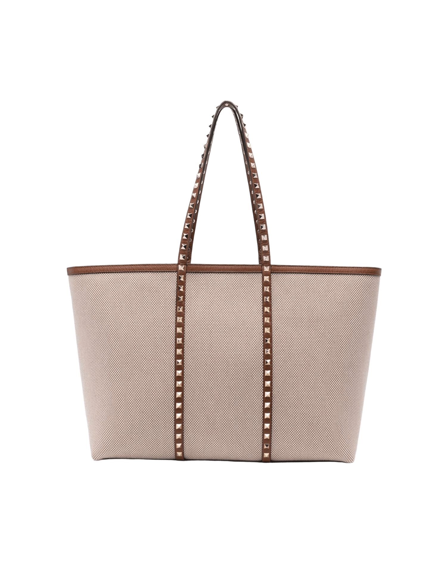 Valentino Canvas Garavani Rockstud Medium Tote Bag Glam Steals