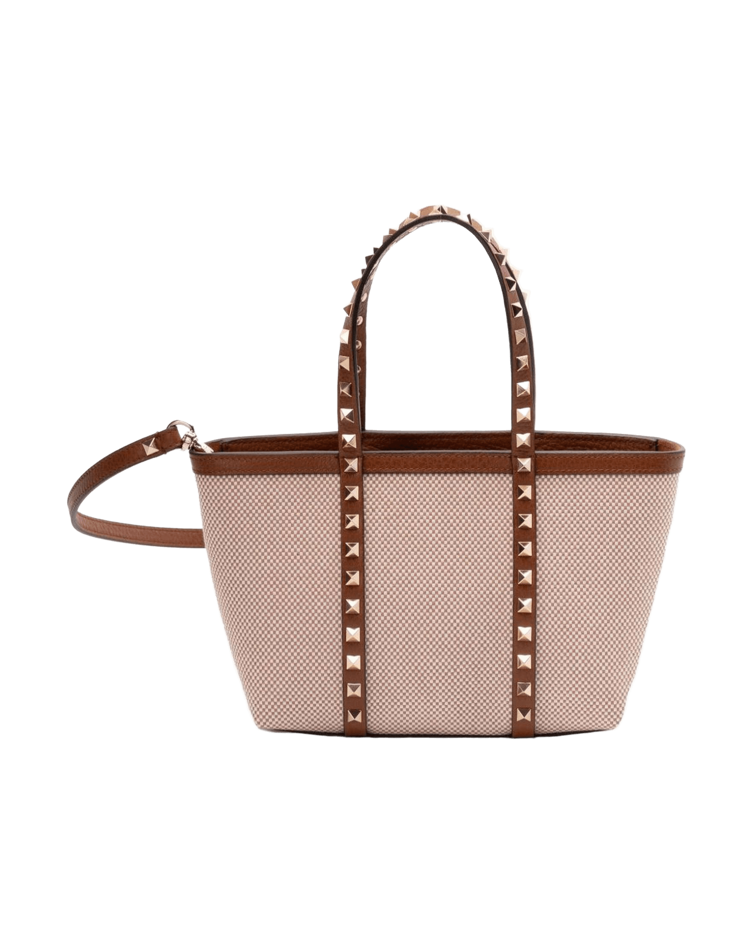 Valentino Canvas Garavani Rockstud Mini Tote Bag Glam Steals