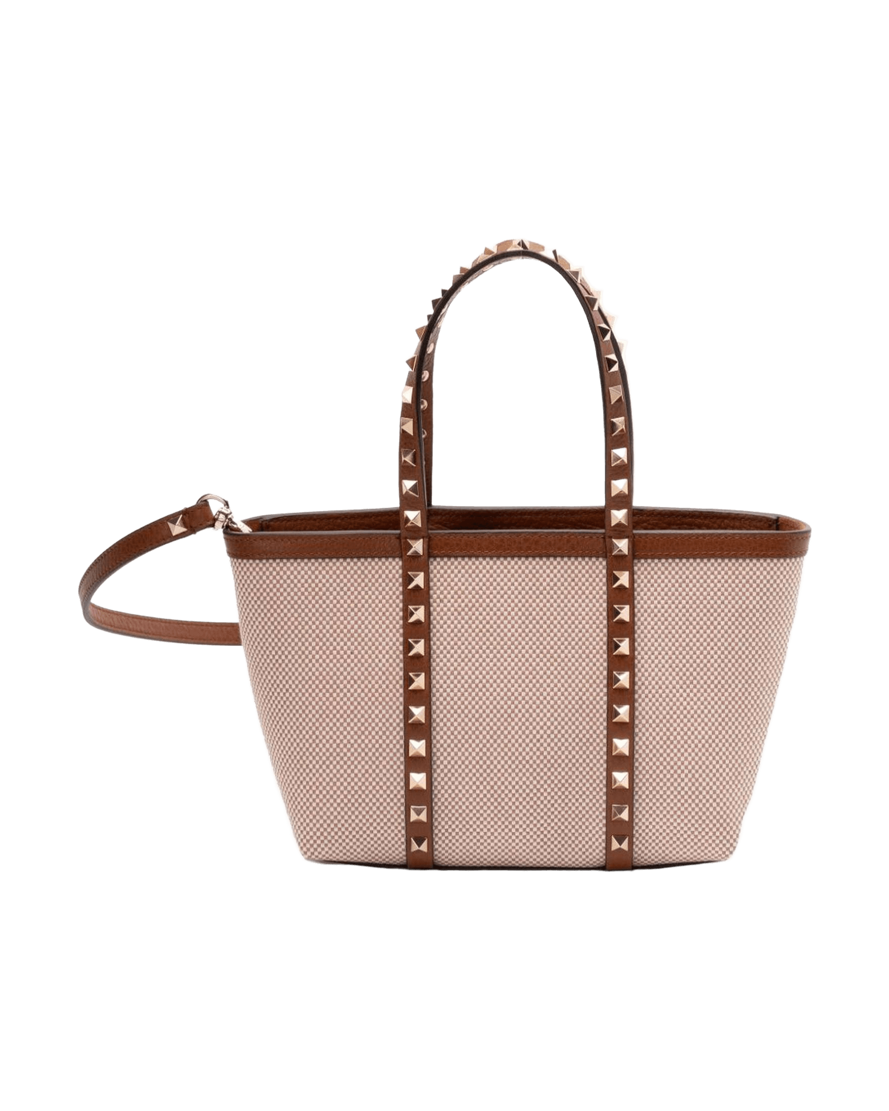 Valentino Canvas Garavani Rockstud Mini Tote Bag Glam Steals