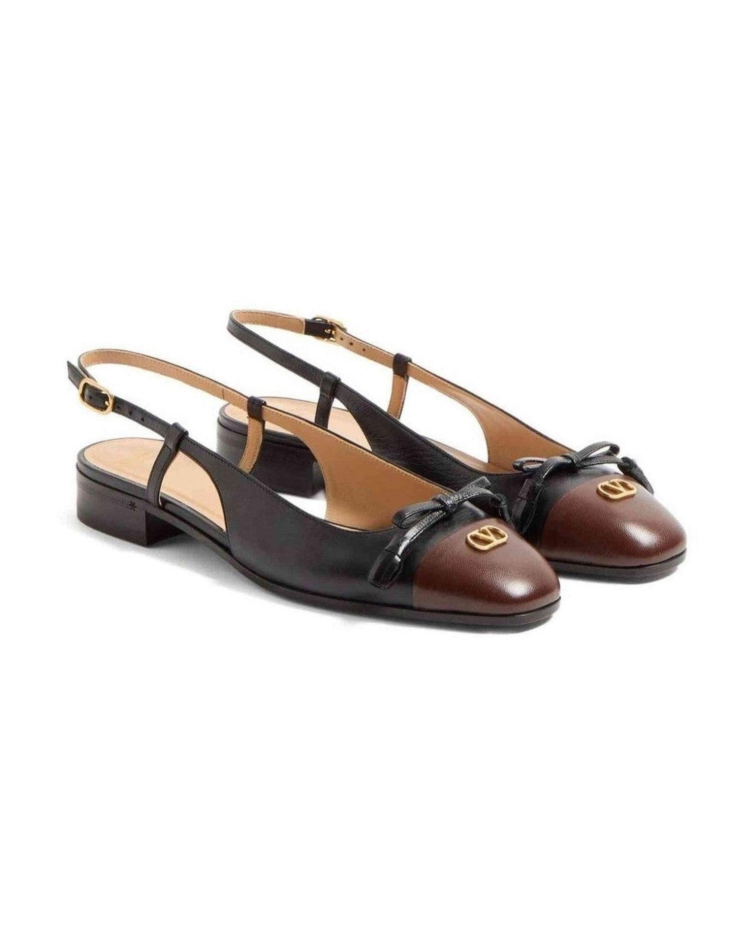Valentino Garavani 25mm Valet Du Roi Slingback Ballet Flats Glam Steals