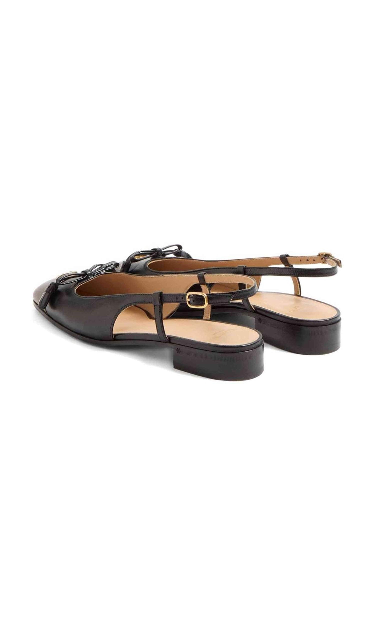 Valentino Garavani 25mm Valet Du Roi Slingback Ballet Flats Glam Steals