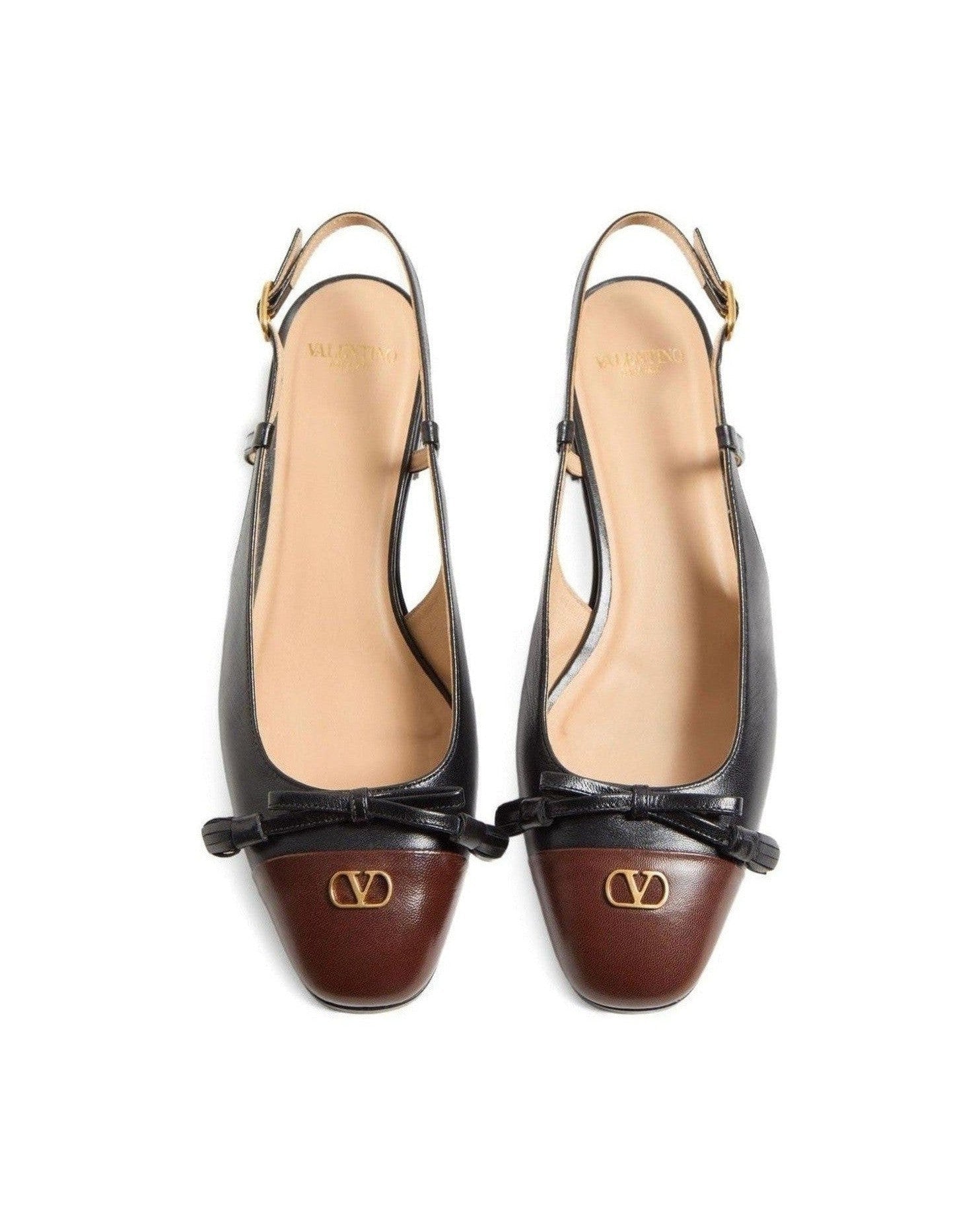 Valentino Garavani 25mm Valet Du Roi Slingback Ballet Flats Glam Steals