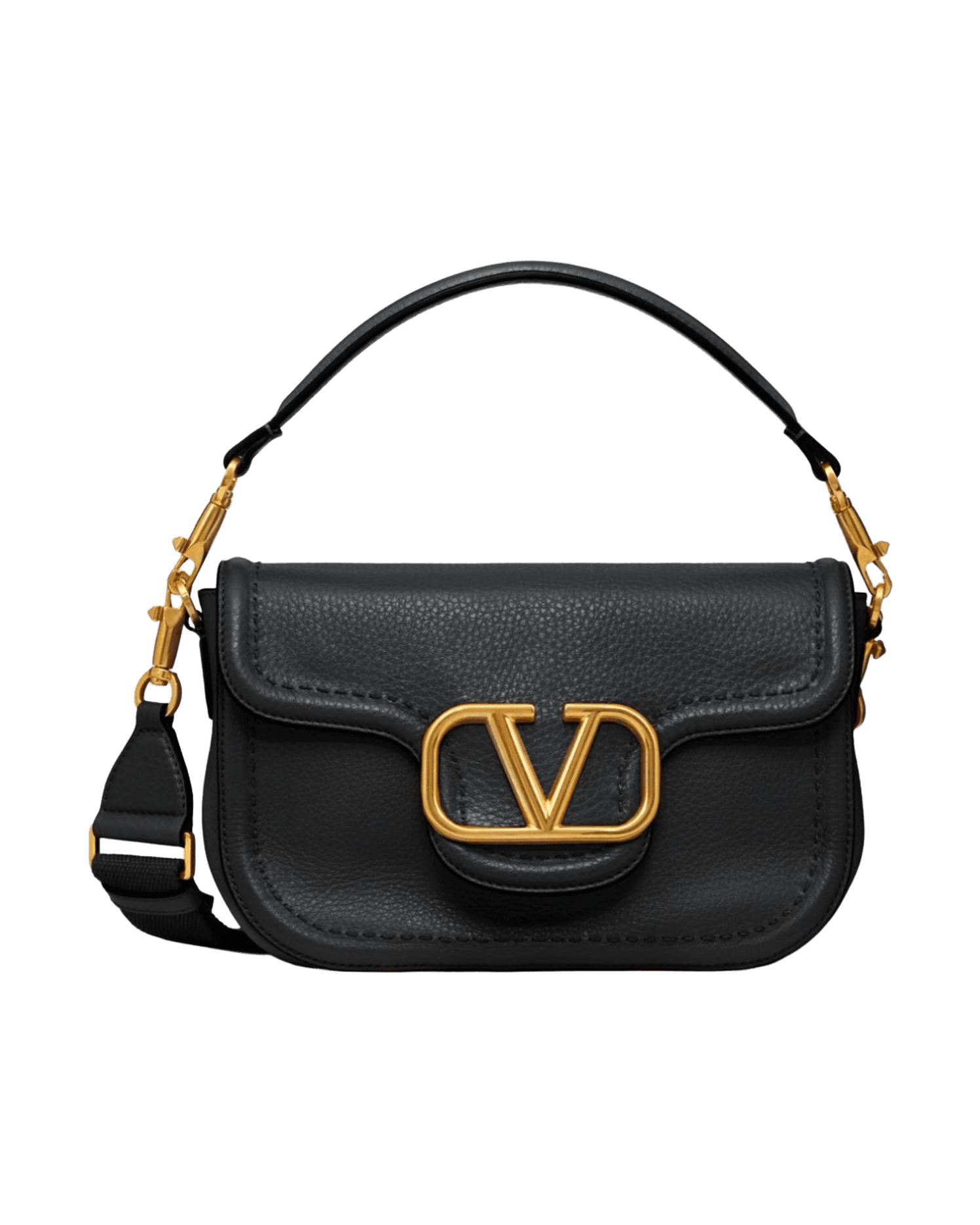 Valentino Garavani Alltime Grainy Calfskin Shoulder Bag Glam Steals