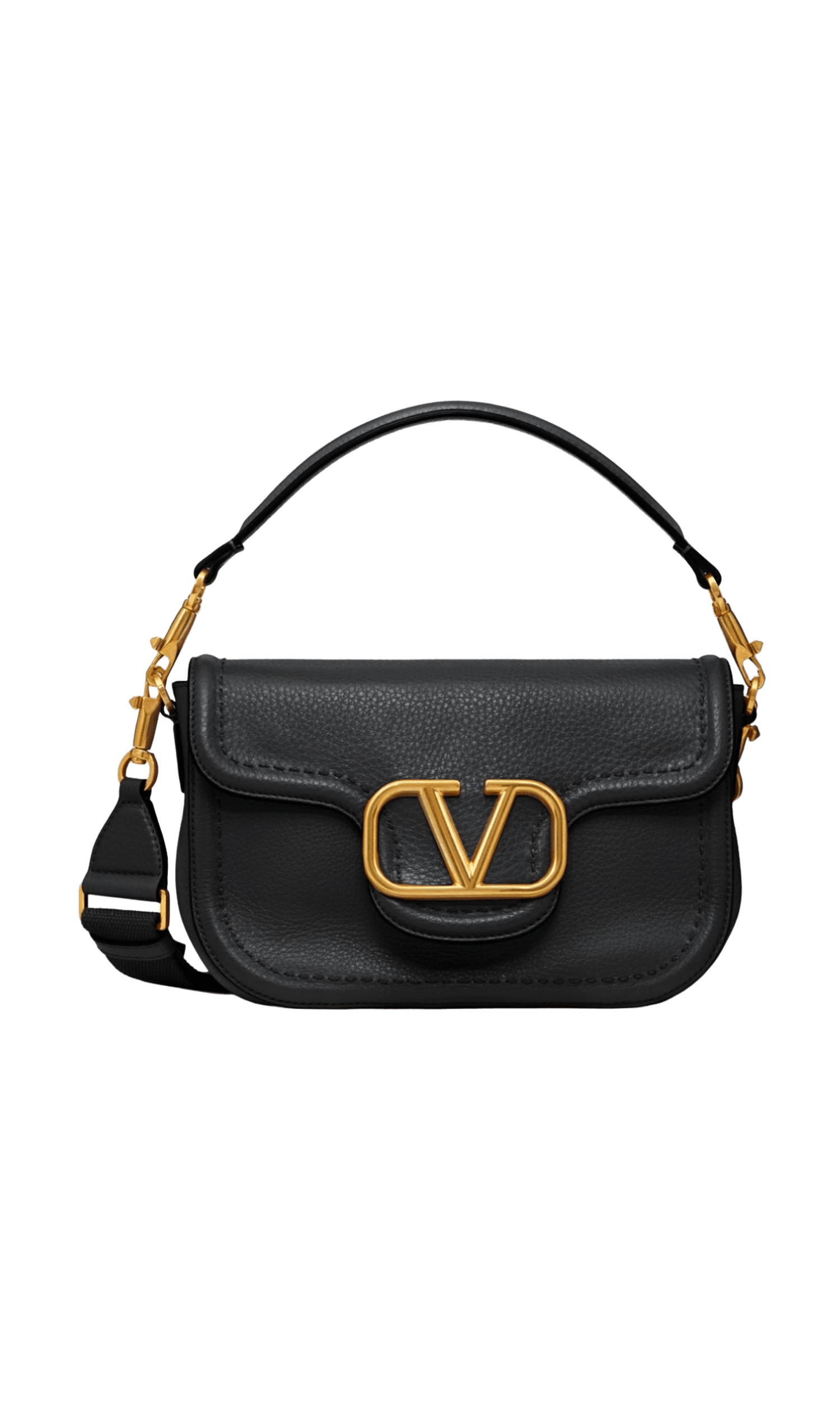 Valentino Garavani Alltime Grainy Calfskin Shoulder Bag Glam Steals