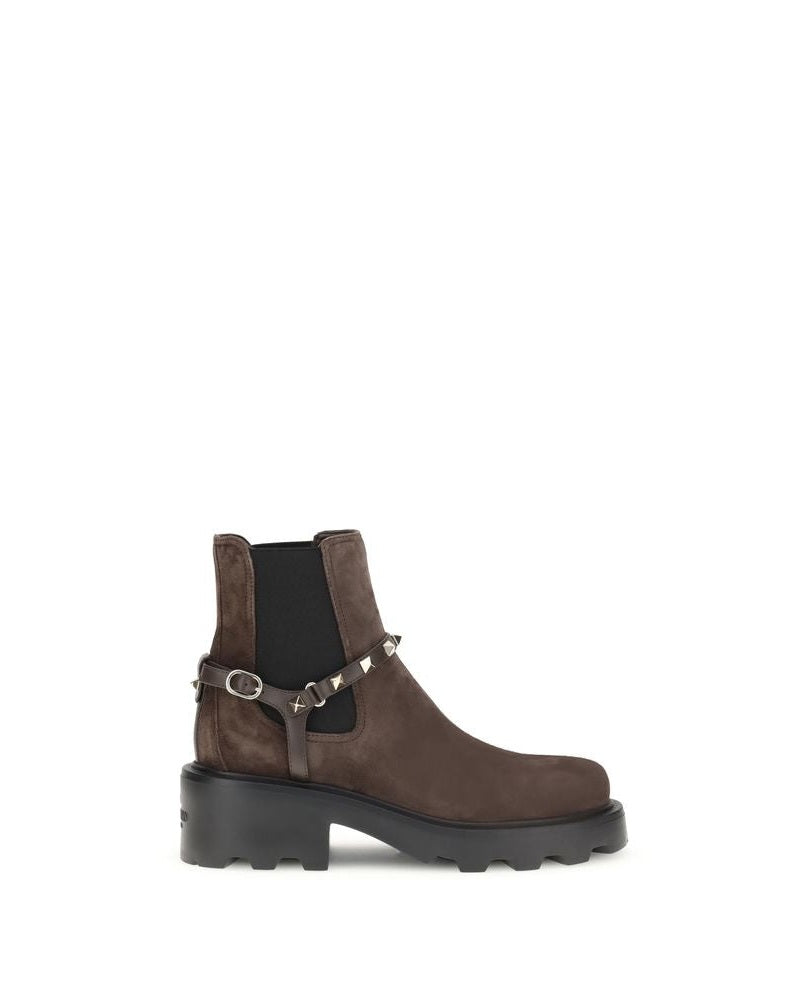 Valentino Garavani Beatles Ankle Boots with Studs Glam Steals