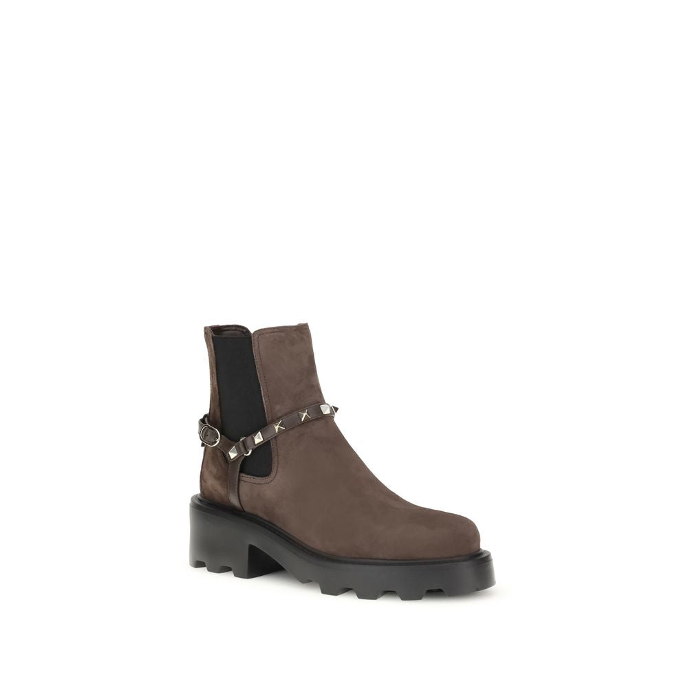 Valentino Garavani Beatles Ankle Boots with Studs Glam Steals