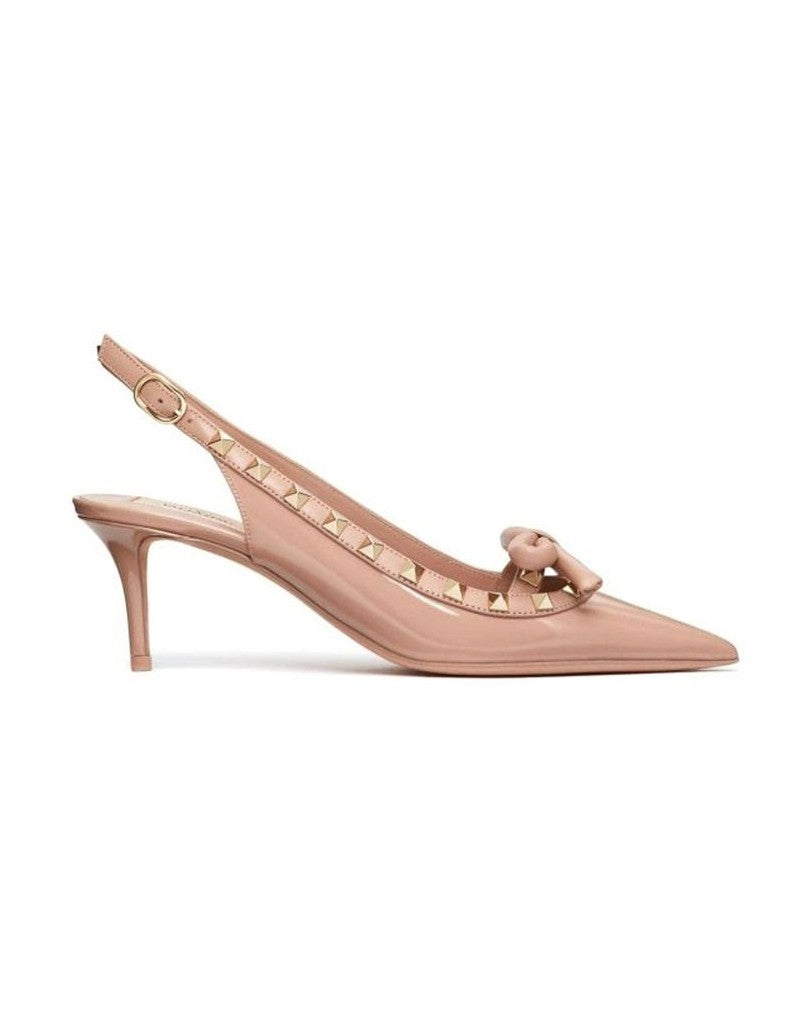 Valentino Garavani Beige Calfskin High Heel Pumps