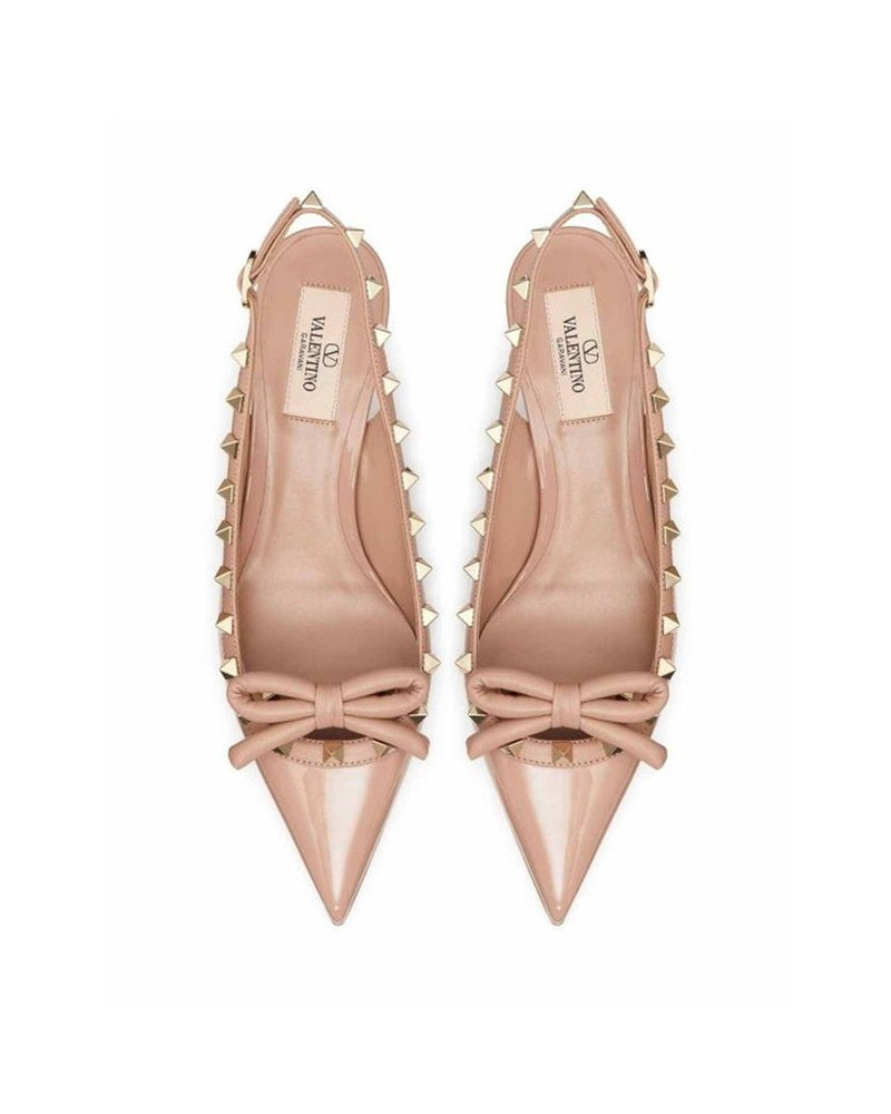 Valentino Garavani Beige Calfskin High Heel Pumps Glam Steals