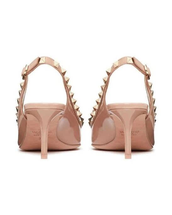 Valentino Garavani Beige Calfskin High Heel Pumps Glam Steals