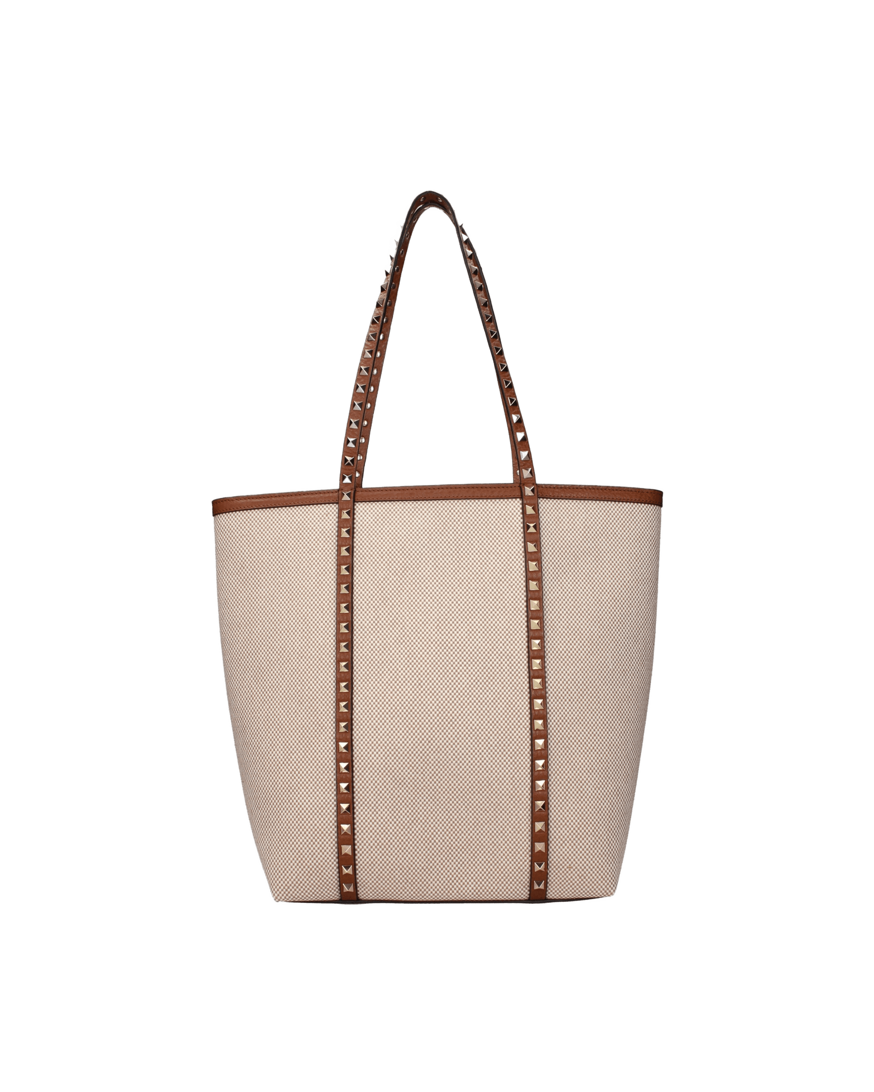 Valentino Garavani Beige Fabric Shoulder Bag Glam Steals