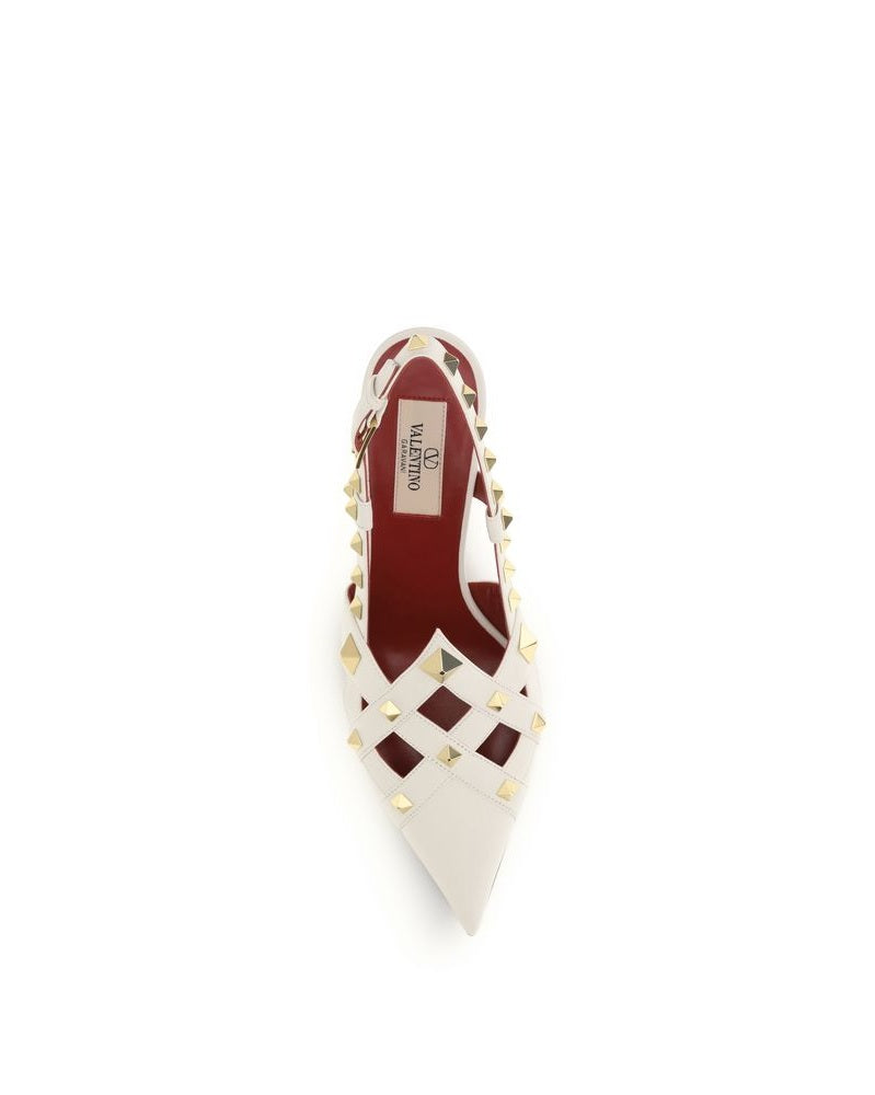 Valentino Garavani Beige Goatskin Pumps 