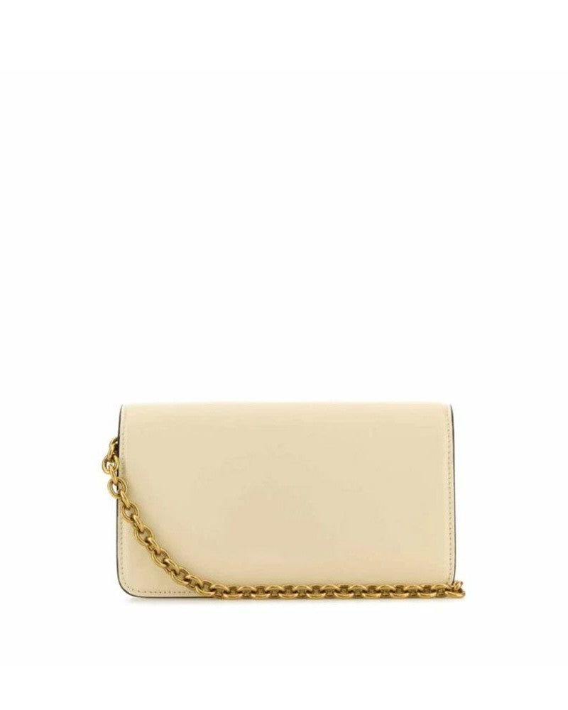 Valentino Garavani Beige Leather Clutch Bag Glam Steals
