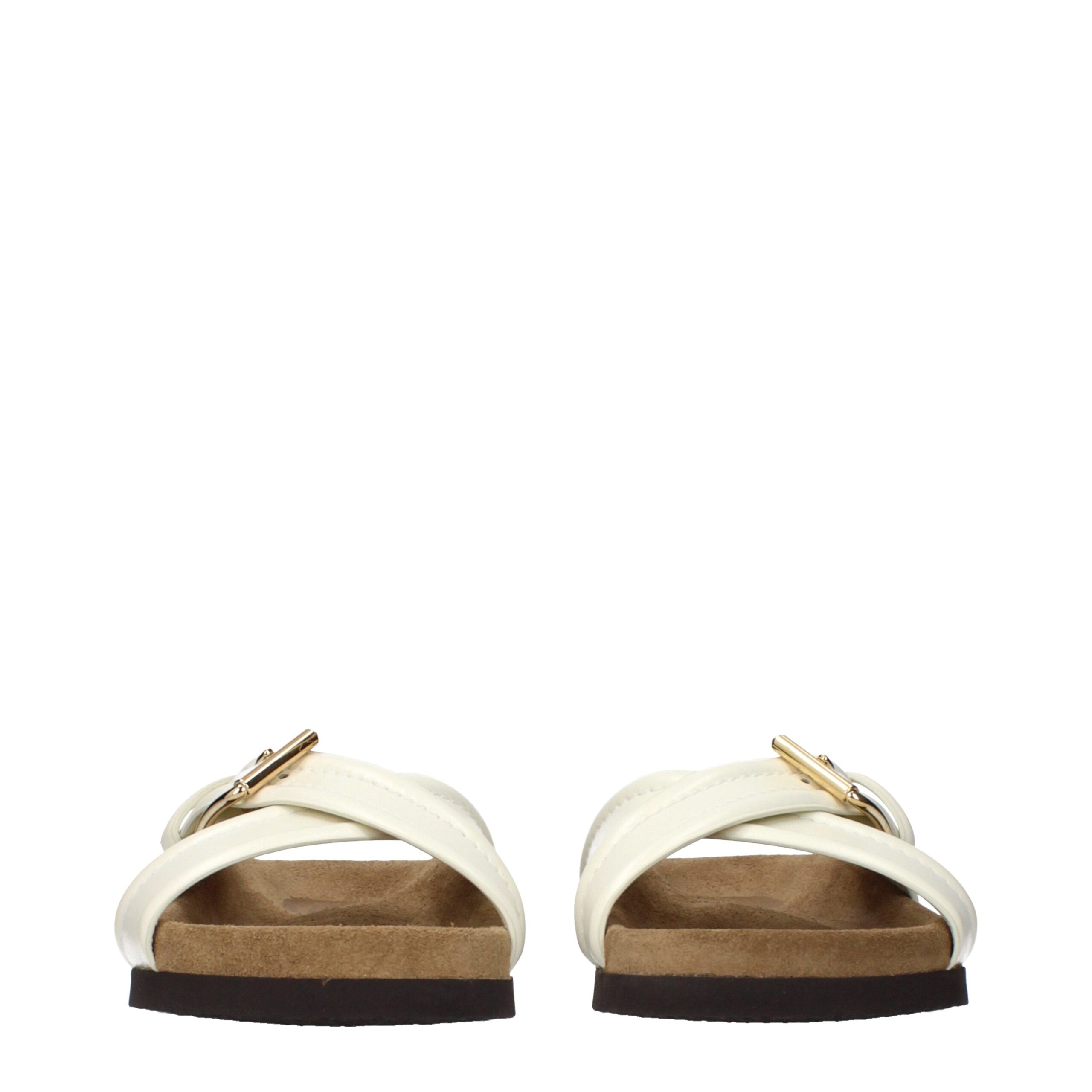 Valentino Garavani Beige Leather Slippers Glam Steals