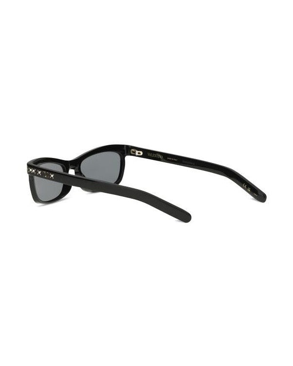 Valentino Garavani Black Acetate Sunglasses Glam Steals