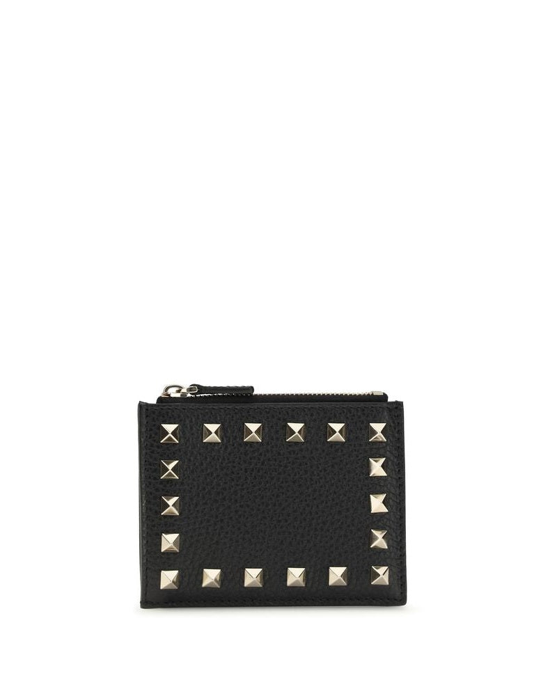 Valentino Garavani Black Calf Leather Bos Taurus Wallet Glam Steals
