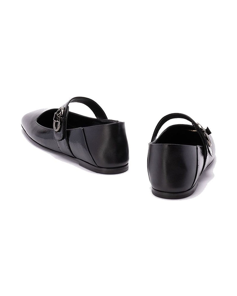 Valentino Garavani Black Calfskin Ballet Flats Glam Steals
