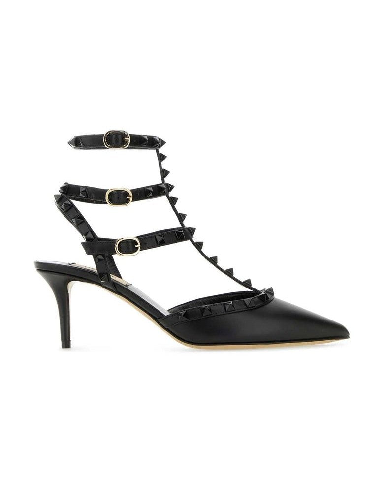 Valentino Garavani Black Calfskin High Heel Pumps Glam Steals