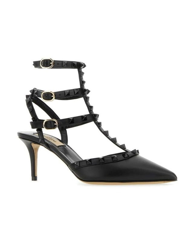 Valentino Garavani Black Calfskin High Heel Pumps Glam Steals