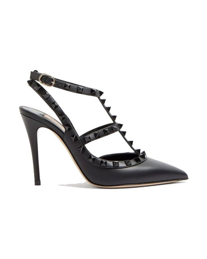 Valentino Garavani Black Calfskin High Heel Pumps Glam Steals