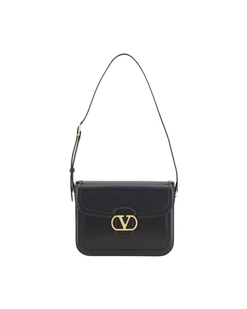 Valentino Garavani Black Calfskin Shoulder Bag Glam Steals