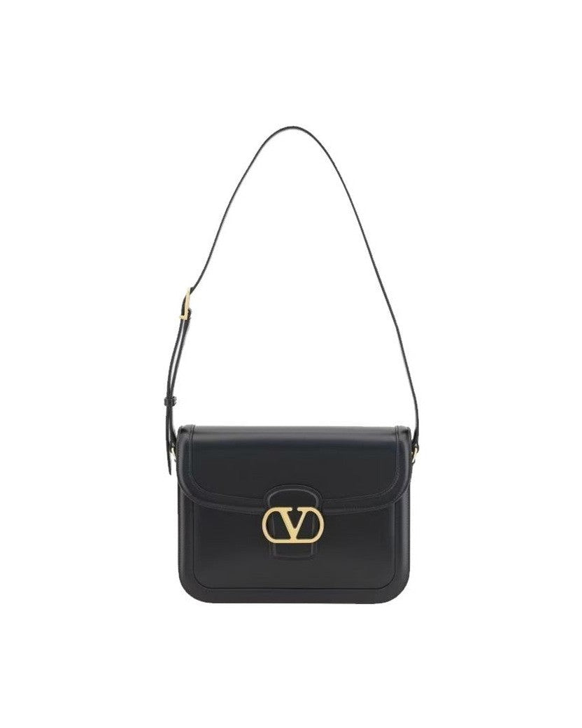 Valentino Garavani Black Calfskin Shoulder Bag Glam Steals