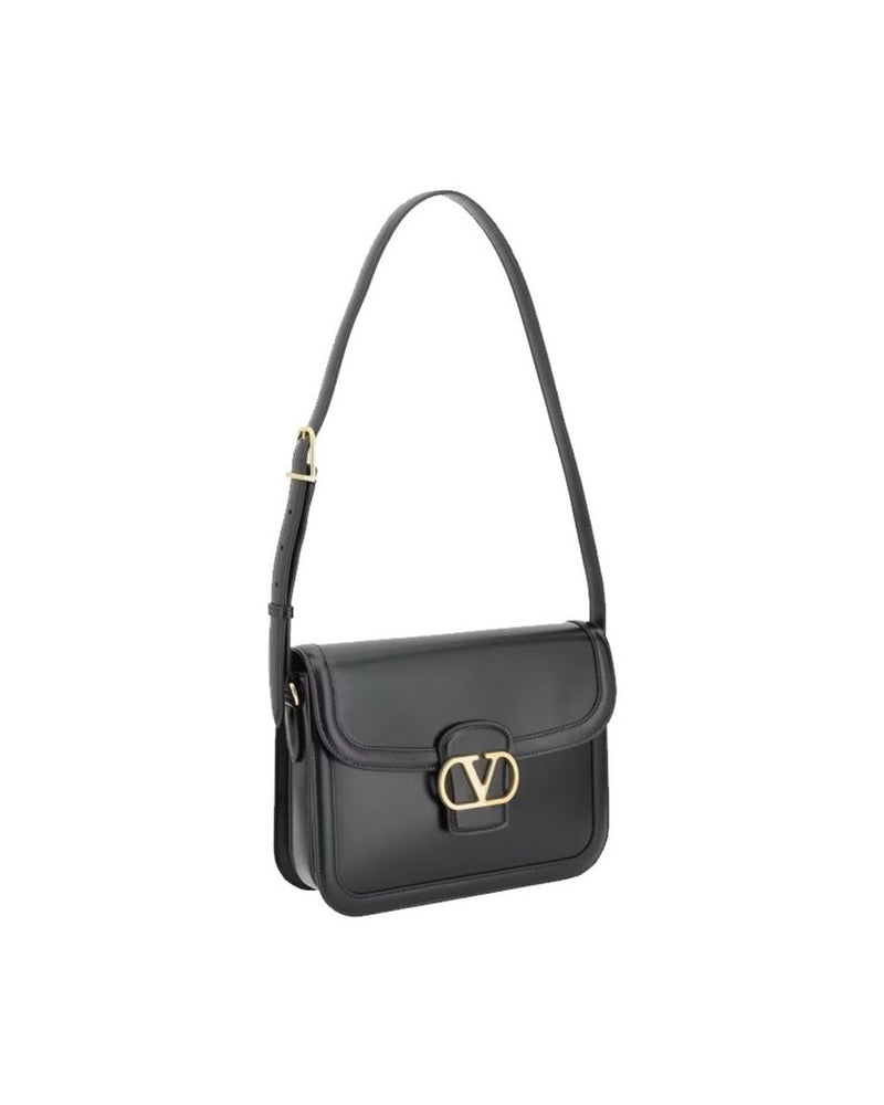 Valentino Garavani Black Calfskin Shoulder Bag Glam Steals
