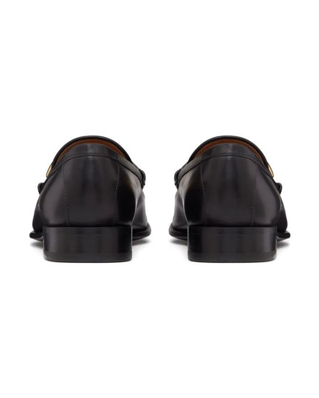 Valentino Garavani Black Calfskin Slip On Loafers Glam Steals