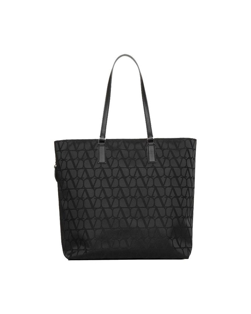 Valentino Garavani Black Cotton Tote Bag Glam Steals