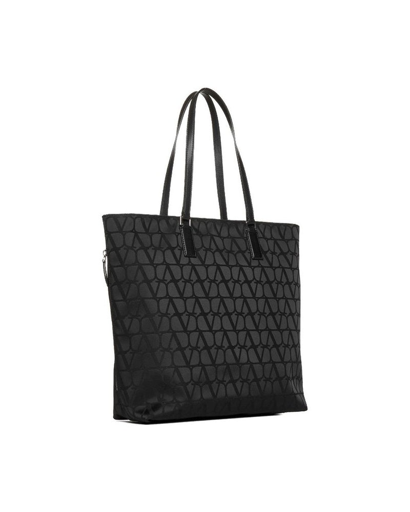 Valentino Garavani Black Cotton Tote Bag Glam Steals
