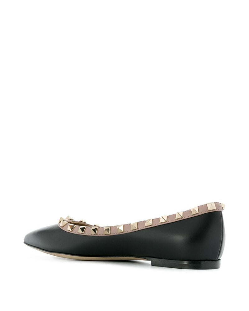 Valentino Garavani Black Flat Shoes Glam Steals